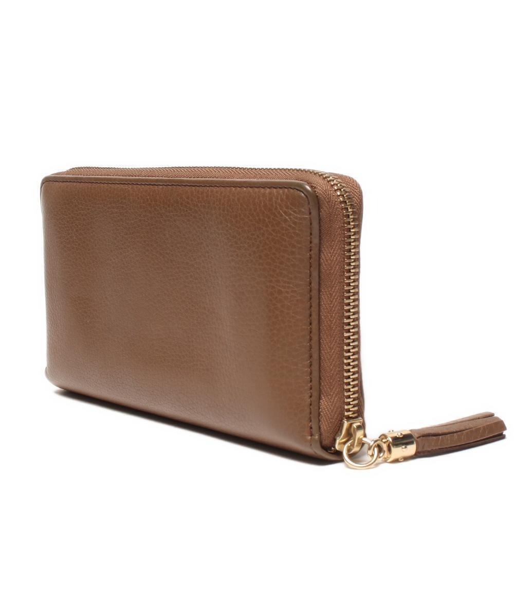 Gucci Long Soho Zipper Wallet Round Black